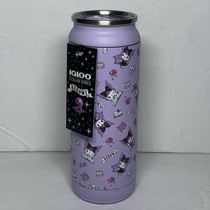 Igloo KUROMI & Baku 16 Oz Tumbler Purple Stainless Steel Can NWT